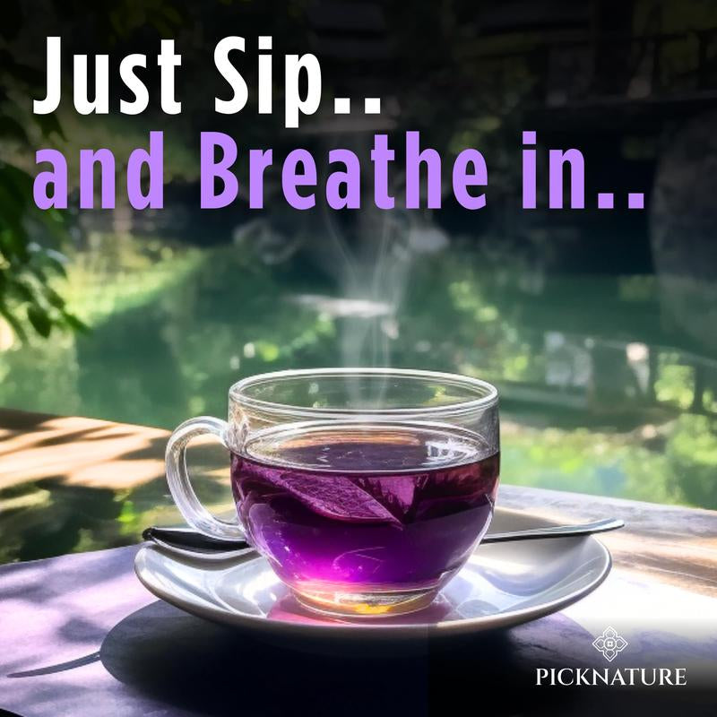 Organic Purple Hibiscus and Butterfly Pea Flower Tea