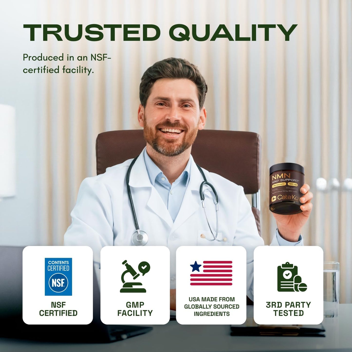 NMN Supplement – 4-In-1 NAD Supplement with Quercetin